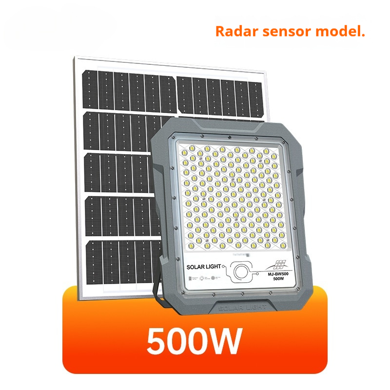 Câmera CCTV WiFi Mj-Bw300 Sensor de Movimento Luz Solar LED de Inundação para Jardim