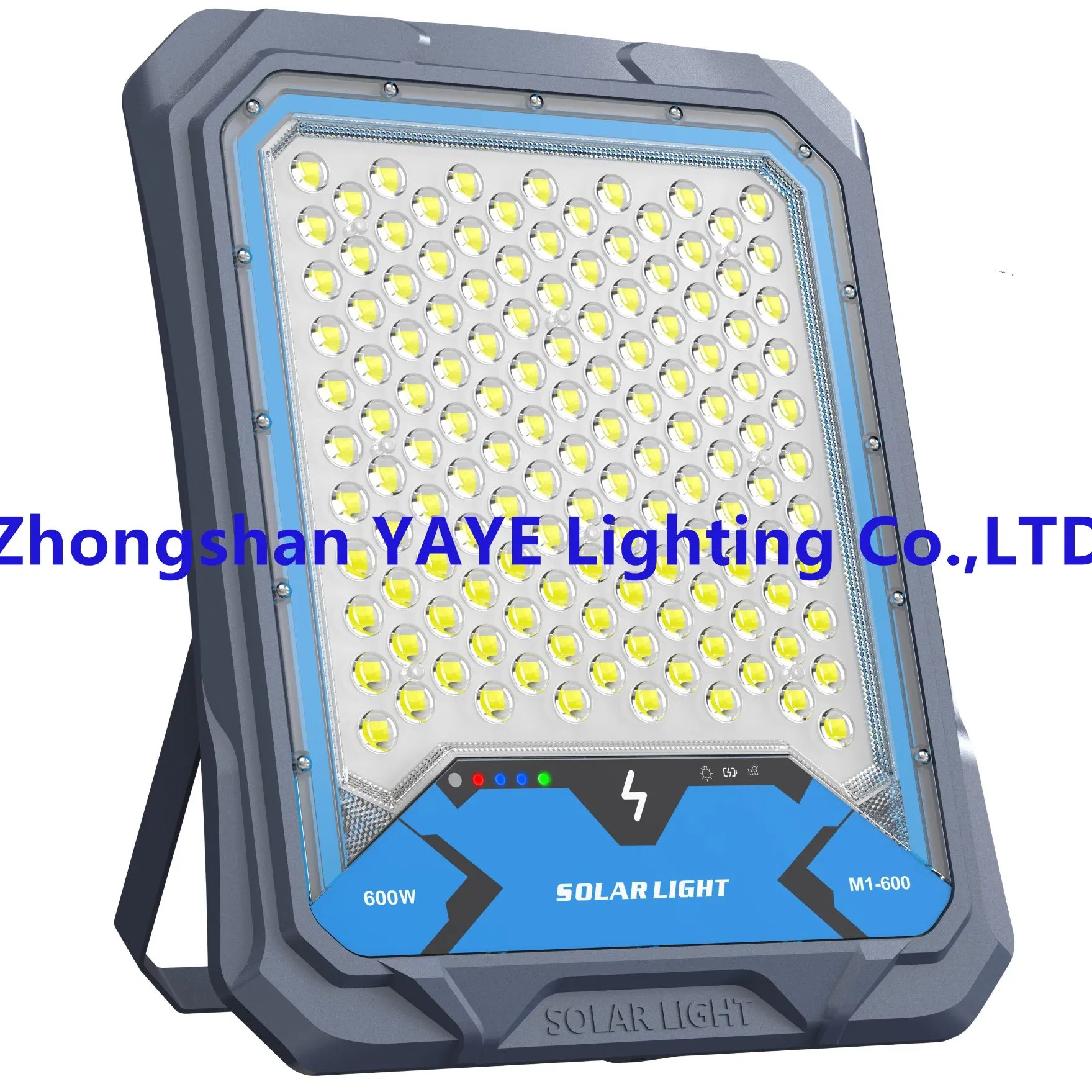 Yaye 2026 Luz de Segurança à Prova d'Água para Jardim ao Ar Livre 200W/400W Câmera WiFi 4G Holofote Solar LED CE/RoHS com Controle Remoto e Sensor de Movimento Radar