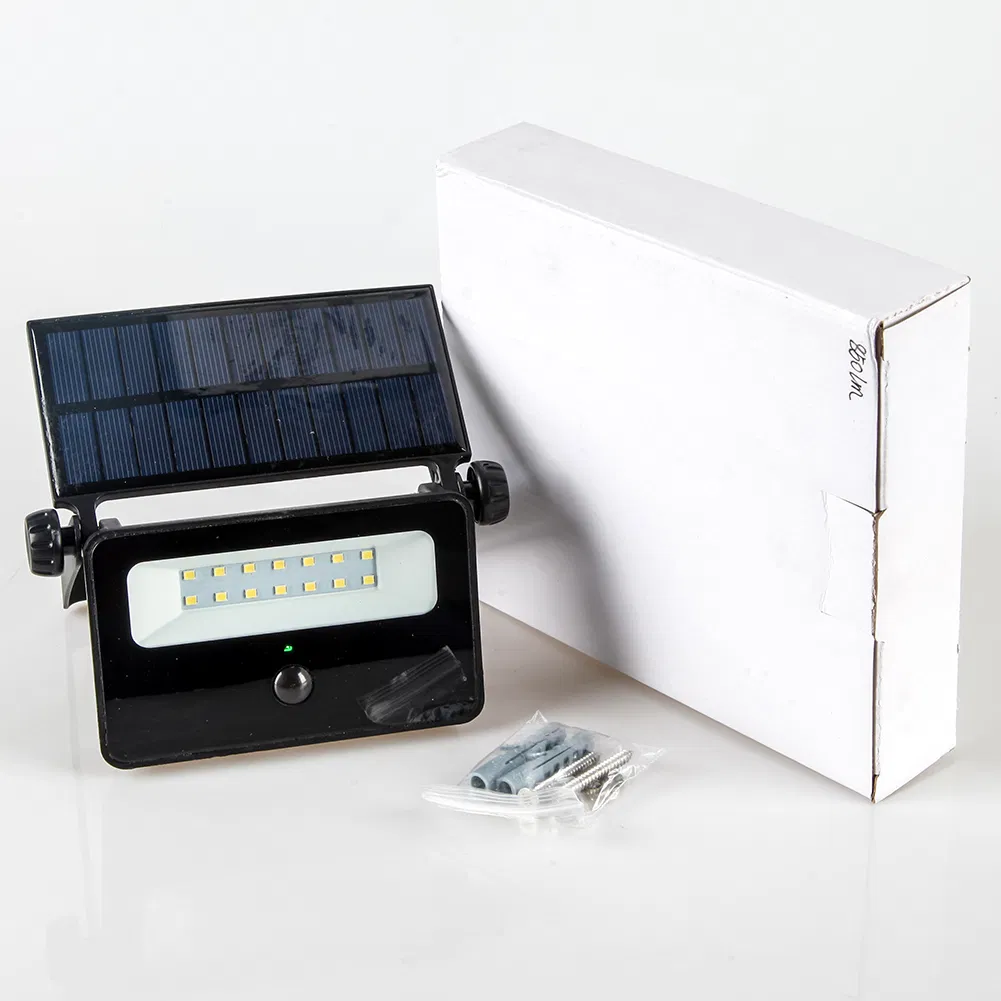 Yichen 850lumen Luz de Inundação LED Recarregável Solar com Sensor de Movimento
