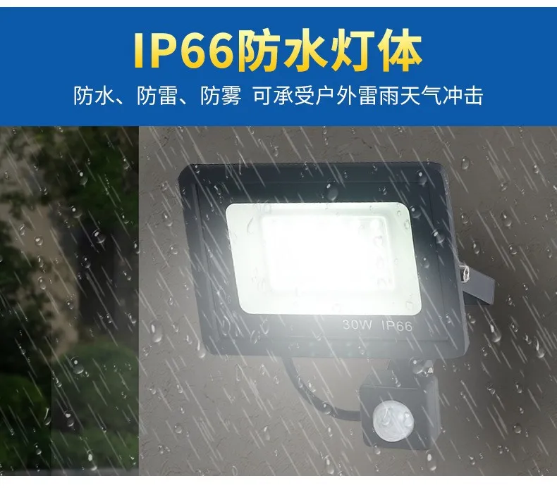 Refletor LED 20W Sensor IP65