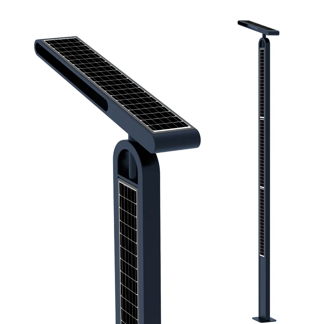 10m 100W 4G Luz de Rua Solar IoT 90W Luminária Solar Vertical Inteligente