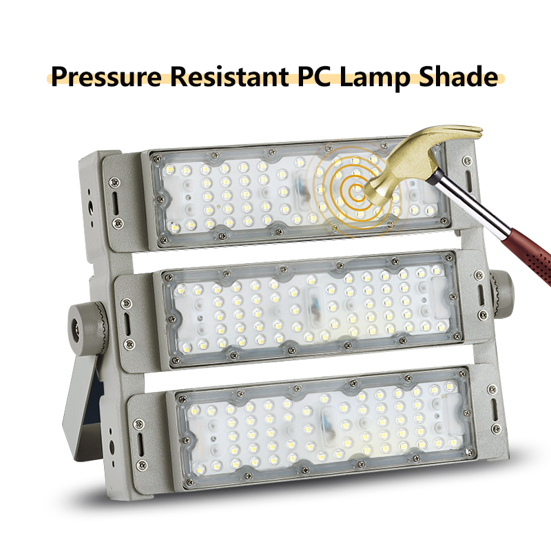 Módulo de Luz de Inundação LED de Movimento para Túnel de Alta Potência ao Ar Livre 500W 600W 1000W IP65 Luz de Inundação LED para Túnel à Prova d'Água de Alto Mastro