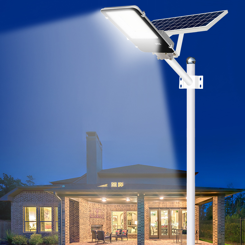 Iluminação Pública Solar Inteligente com Segurança, Luzes Solares para Estacionamento