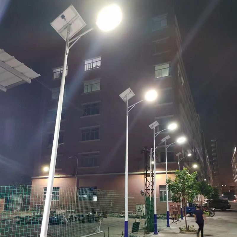 Novo Luminário Solar ao Ar Livre Lithmilum com Bateria, Sensor de Movimento Automático para Estacionamento, Luz de Rua de Energia Solar para Comércio