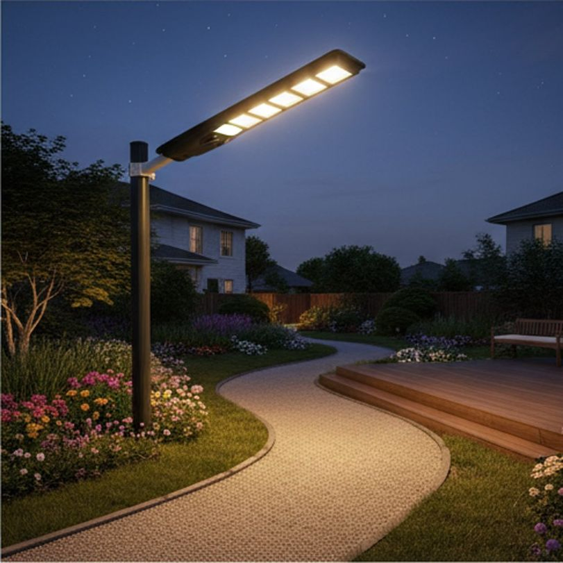 Preço de Luz de Rua Solar LED Atacadista Alta Lúmen ao Ar Livre Impermeável 100W Integrado Tudo em Um IP65