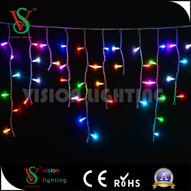 Iluminação Decorativa de Luzes de Gelo Icicle de Natal LED para Exterior