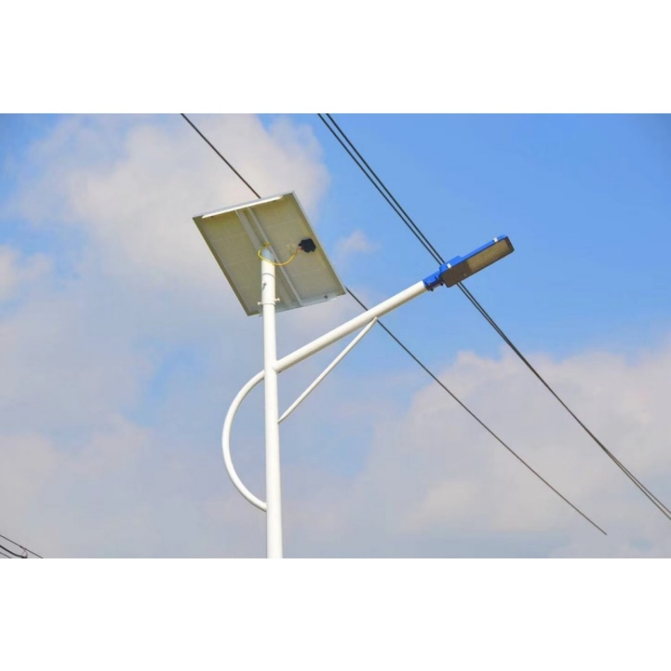 Iluminação Pública Solar Integrada LED de Alta Qualidade 30-Meter com Poste Alto