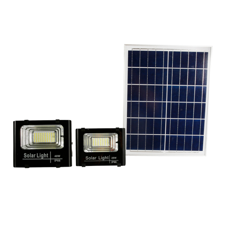 CE RoHS 80W Luzes LED Solares para Exterior com Sensor de Movimento e Controle Remoto
