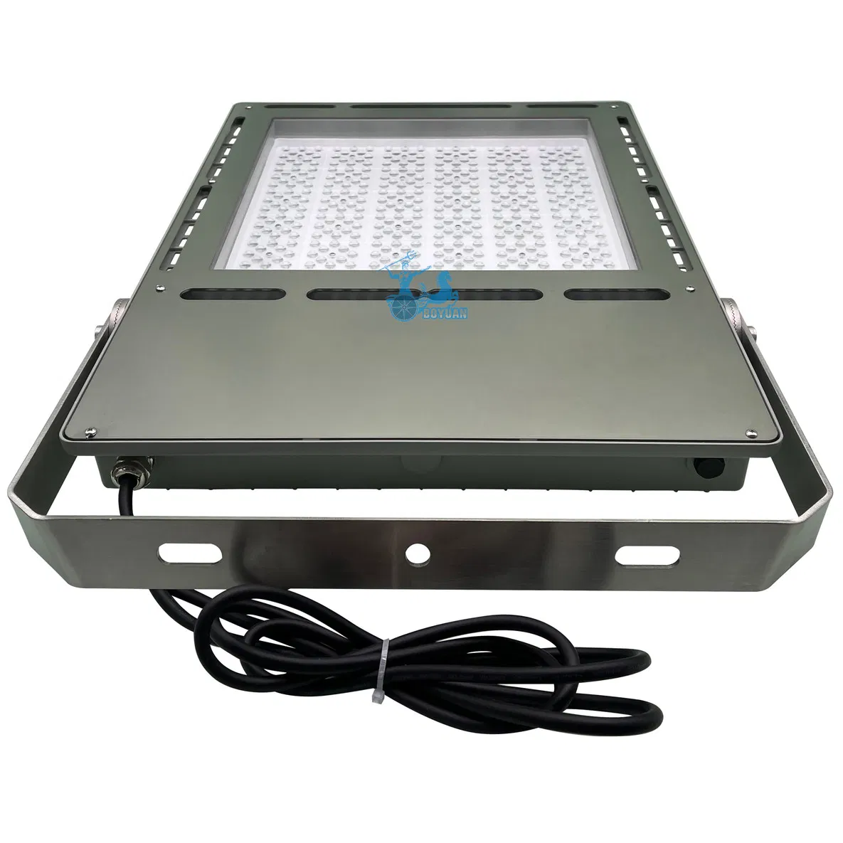 Refletor LED de Alta Potência 50W-1200W Iluminação Industrial Marinha para Exterior IP67 IP68 Ik10 Certificado CE 150lm/W Liga de Alumínio para Projeto de Armazém Portuário e Estádio