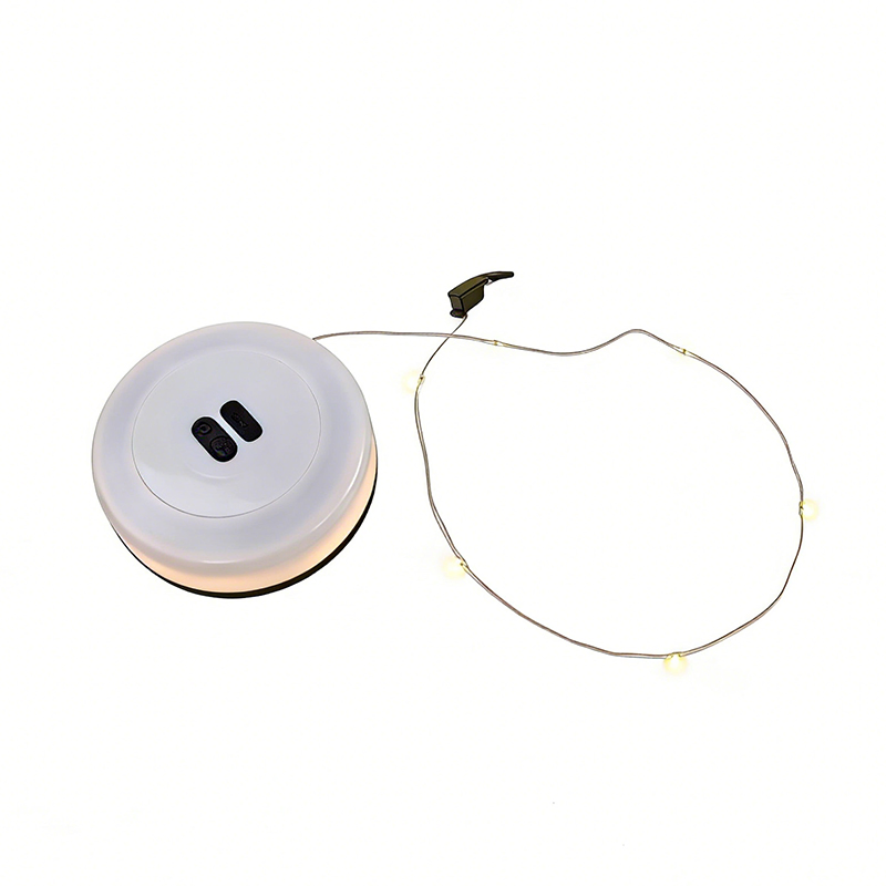 Lanterna de Camping Multifuncional Solar e Recarga USB com 10m Luz de Cordão Ipx4 Lâmpada LED Portátil para Camping ao Ar Livre, Decoração de Pátio e Jardim