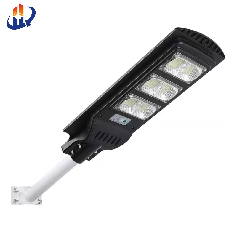 Luzes de Rua Solar LED para Jardim, Parque e Esportes em Alumínio Integrado, à Prova d'Água, Tudo em Um