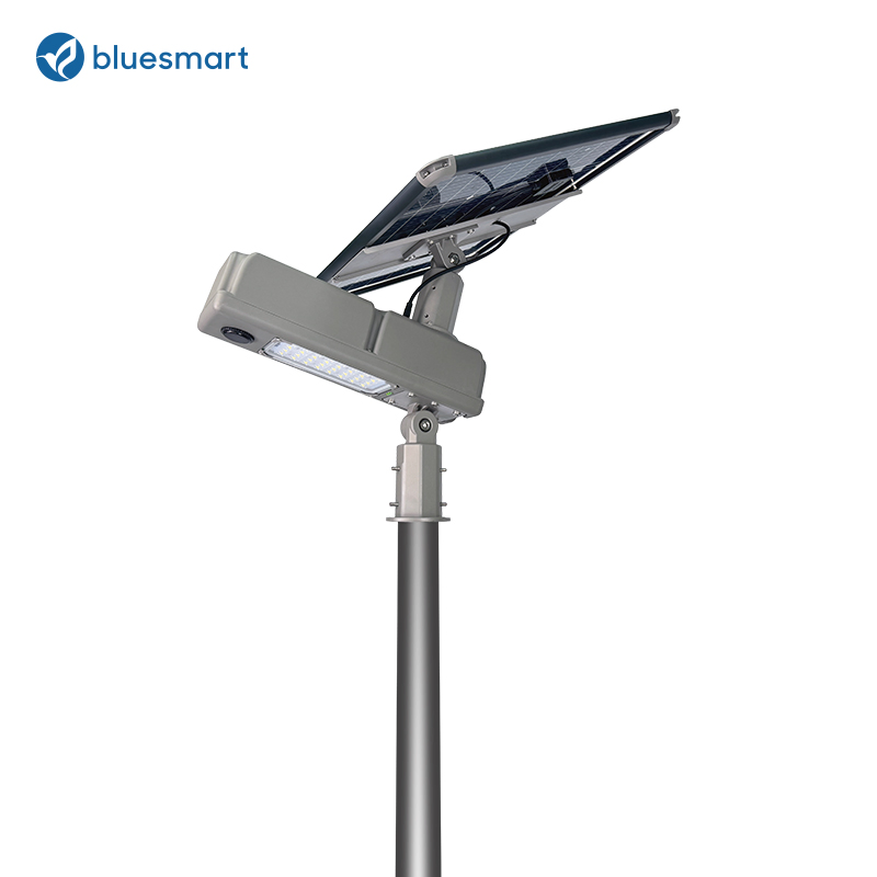 60W Sistema Inteligente Sem Fio IoT para Jardim ao Ar Livre com Luz Solar em Luz de Rua Solar e Iluminação com Painel Solar com Certificação RoHS