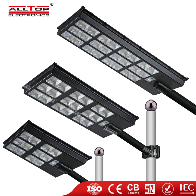Instalação Fácil ao Ar Livre IP65 Iluminação Solar Integrada à Prova d'Água para Rua