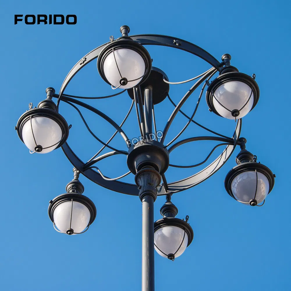 Luz de Alto Mastro LED Ajustável em Altura de Alumínio Aprovada pela CCC Forido