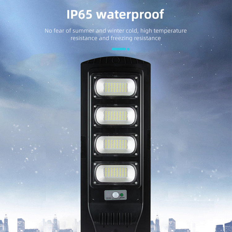Iluminação Solar de Rua para Jardim com LED Integrado à Prova d'Água ao Ar Livre IP65 150W