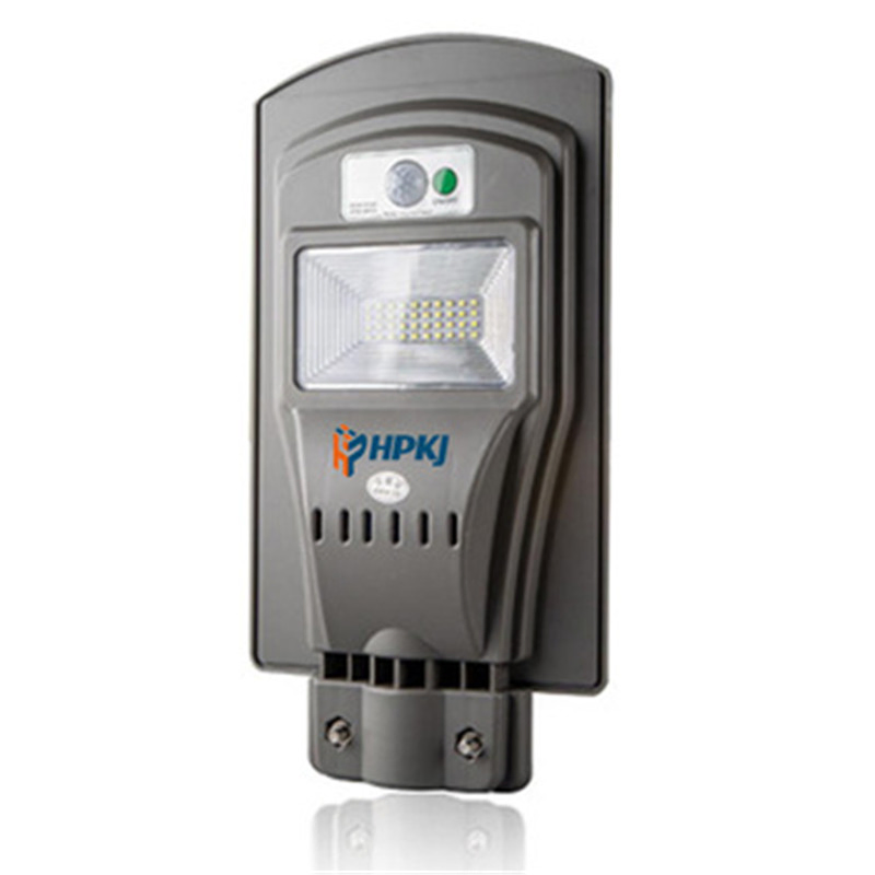 Hepu 40W/50W/60W/80W/100W/120W IP65 Fábrica de Iluminação Solar LED de Rua com Sensor Integrado para Exterior