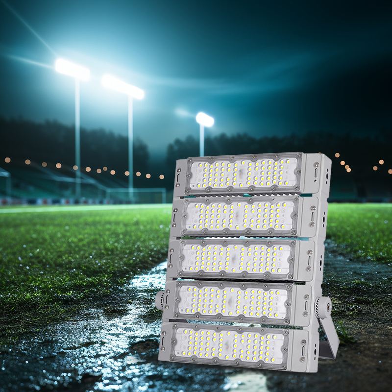 Módulo de Luz de Inundação LED de Movimento para Túnel de Alta Potência ao Ar Livre 500W 600W 1000W IP65 Luz de Inundação LED para Túnel à Prova d'Água de Alto Mastro