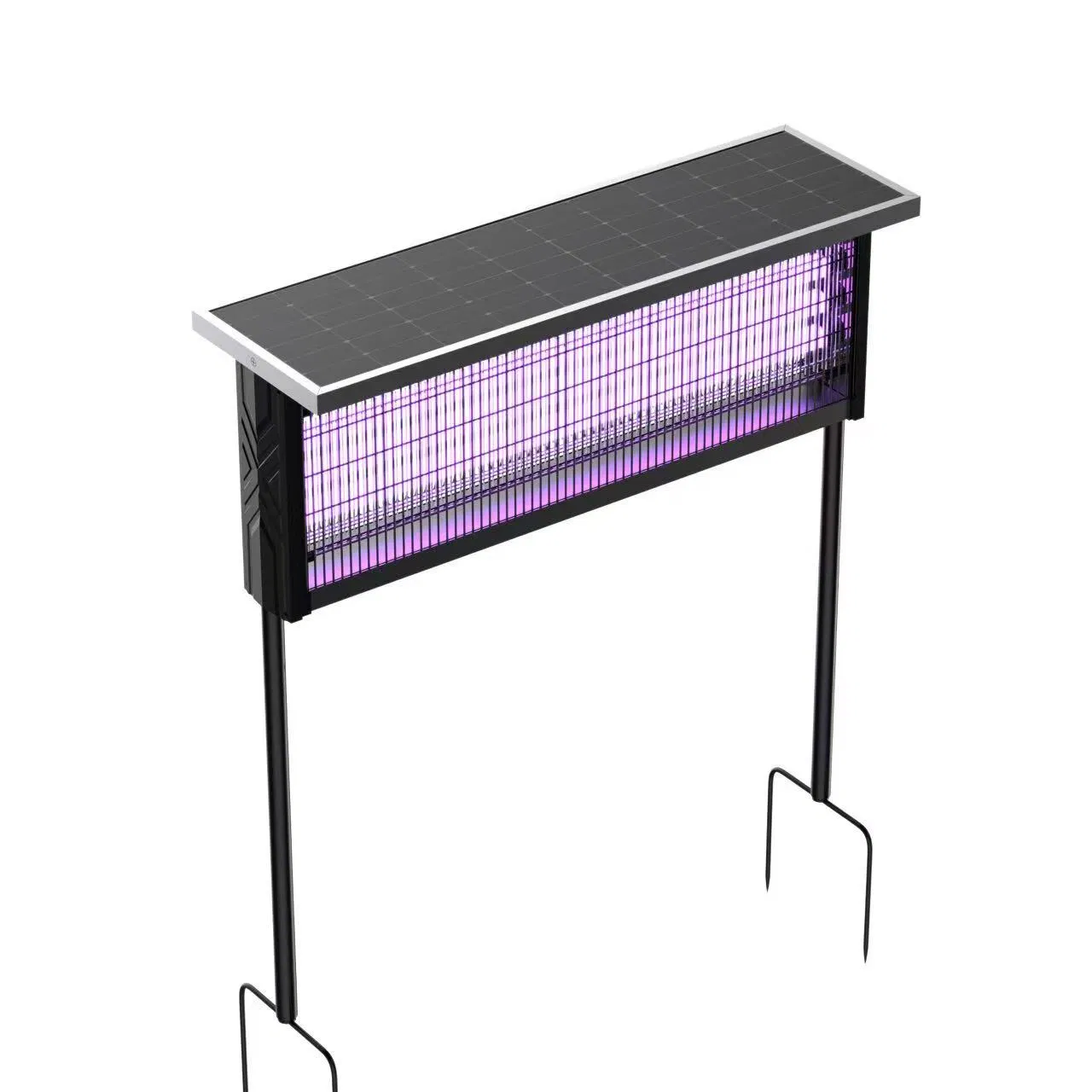 Boa Qualidade 30W Luz Zapper de Mosquito Solar Alimentada por Energia Solar para Jardim à Beira-Mar Estacionamento