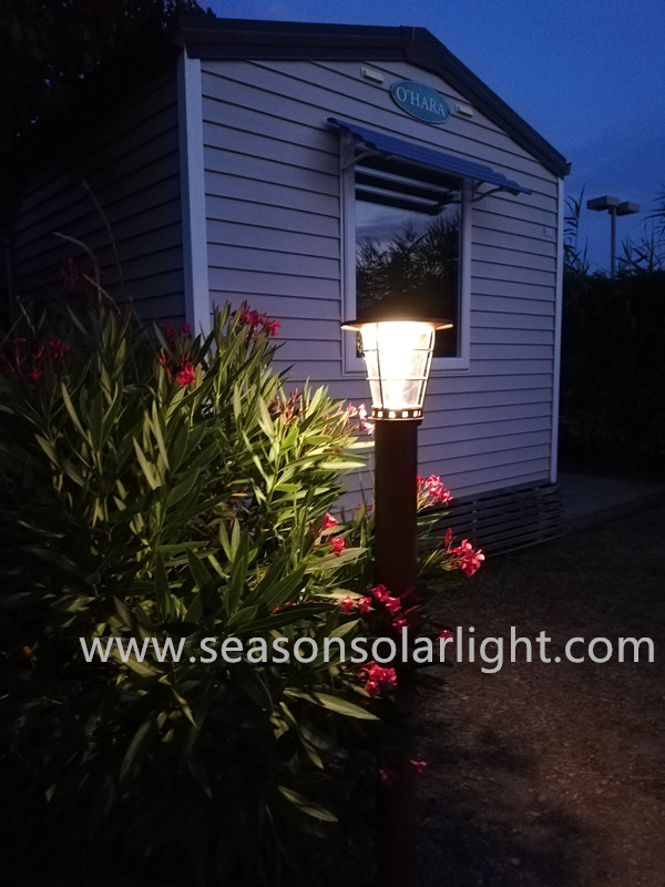 Lâmpada LED de Alta Luminância Personalizada para Altura Externa, Lâmpada Solar LED para Iluminação de Jardins e Caminhos