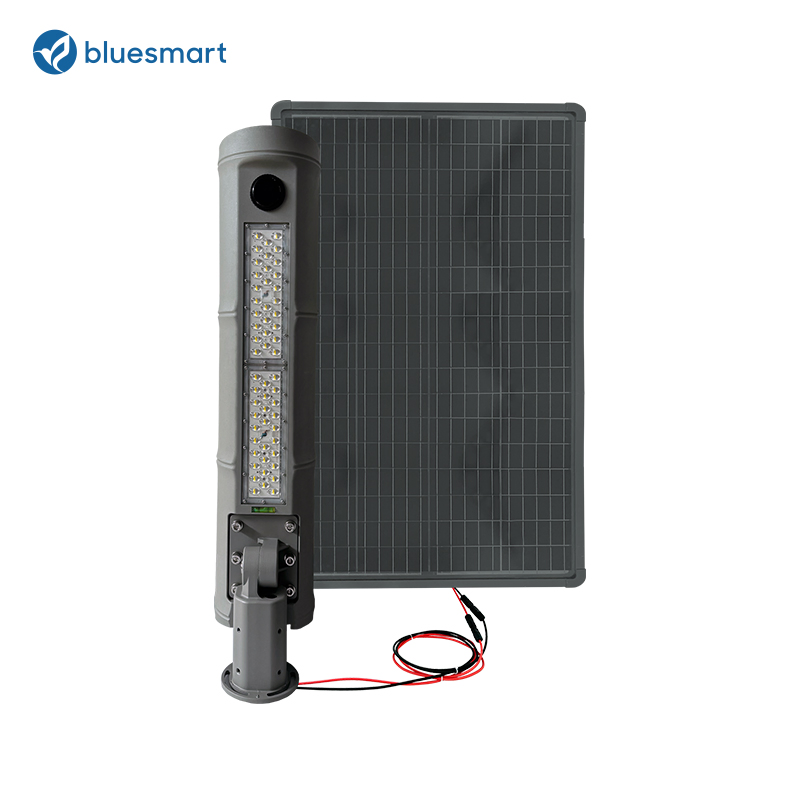180lm/W 100W Luz de Rua Solar LED para Exterior com Sensor de Movimento