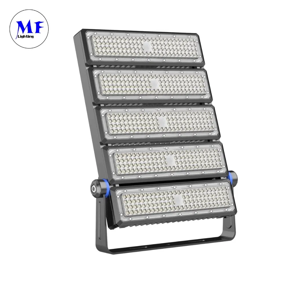Projetores de Alta Potência 160lm/W IP66 150W 200W 300W 400W Luz de Inundação LED Ajustável para Estádio de Rua do Jardim Marinho do Túnel