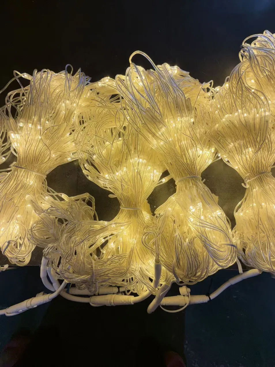 Luzes de Cordão Icicle Decorativas para Decoração de Parede de Férias