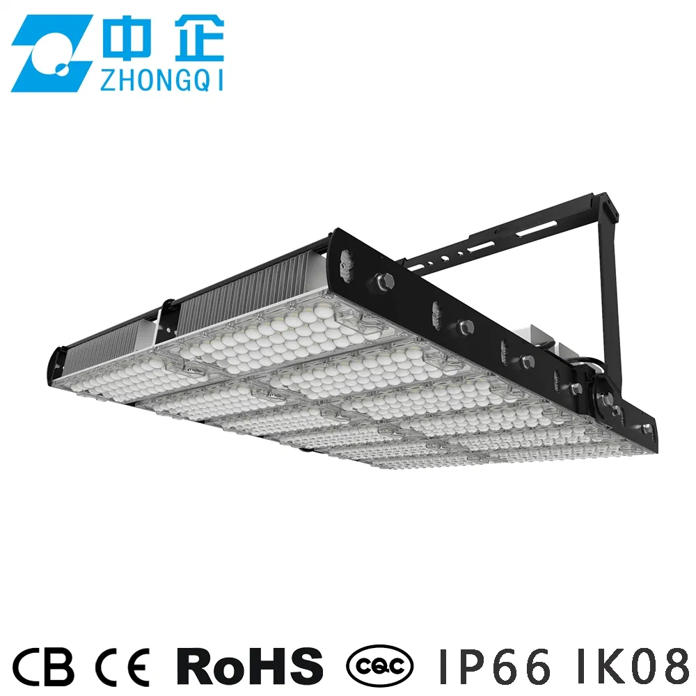 Luz de Inundação LED IP66 Antirreflexo à Prova d'Água Sensor OEM 240W 480W 600W 720W 1000W CE 1200W Projetor Luz de Inundação LED Iluminação de Estádio Luz Externa Lâmpada