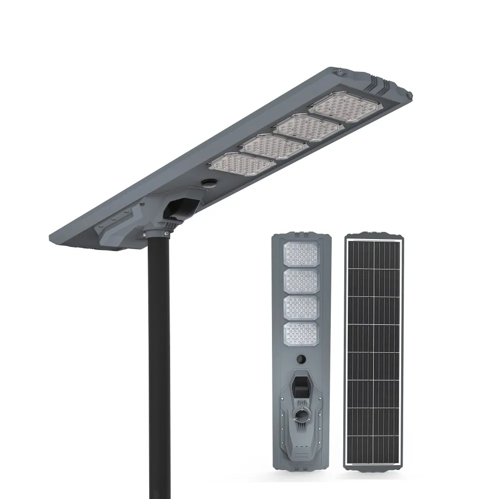 Preço de Fábrica Shixin IoT 4G/LTE Sistema de Iluminação Pública Inteligente de Alta Potência 400W Luz de Rua Solar Inteligente IP65 Externa