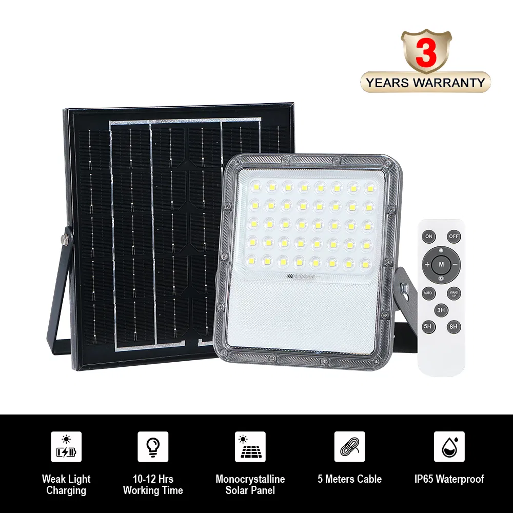 Produtos Inovadores Luzes LED Solares de Alta Qualidade com Sensor de Movimento 50W 100W 200W 300W Recarregáveis Inteligentes