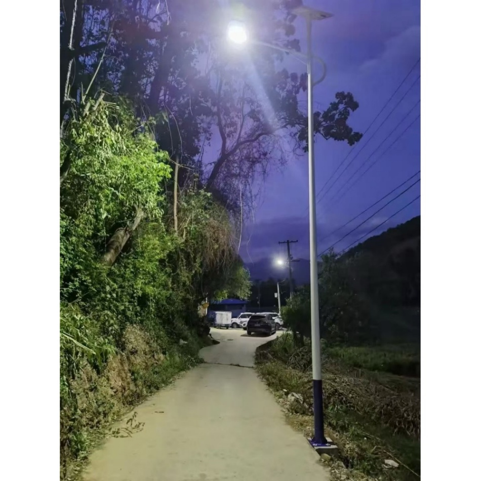 Iluminação Pública Solar Integrada LED de Alta Qualidade 30-Meter com Poste Alto