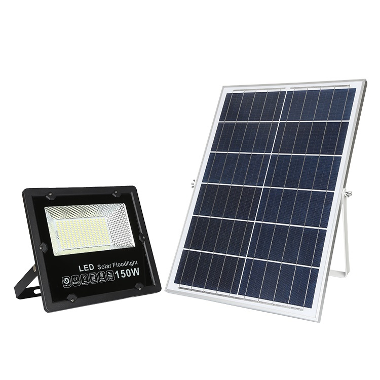 CE RoHS 80W Luzes LED Solares para Exterior com Sensor de Movimento e Controle Remoto