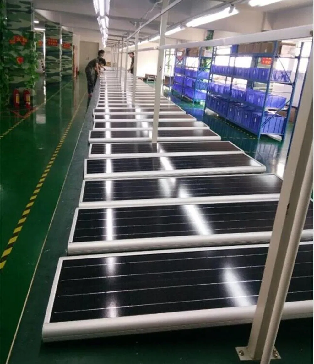 Todos em Um 60W 100W IP65 Luz de Rua Solar, Lâmpada LED Solar Comercial para Iluminação de Estradas, Parques e Áreas de Estacionamento