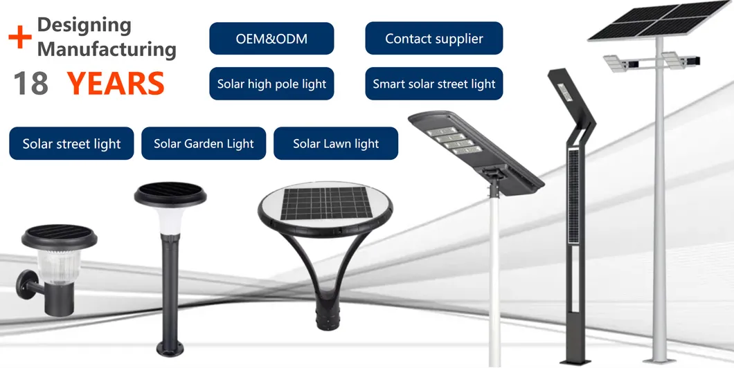 Luminária Solar Vertical
