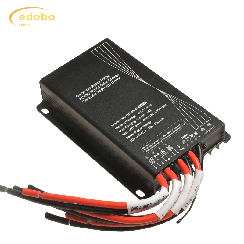Luz de Rua Solar Inteligente IoT Dividida ao Ar Livre IP66 LED à Prova d'Água Iluminação de Estrada com LiFePO4 Bateria