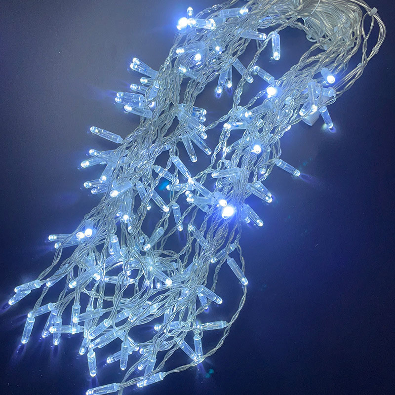 Luzes de Cordão Icicle Decorativas para Decoração de Parede de Férias