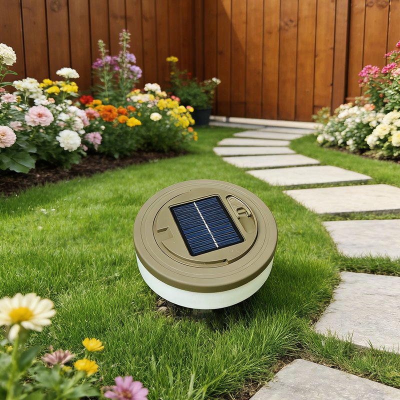 Lanterna de Camping Multifuncional Solar e Recarga USB com 10m Luz de Cordão Ipx4 Lâmpada LED Portátil para Camping ao Ar Livre, Decoração de Pátio e Jardim