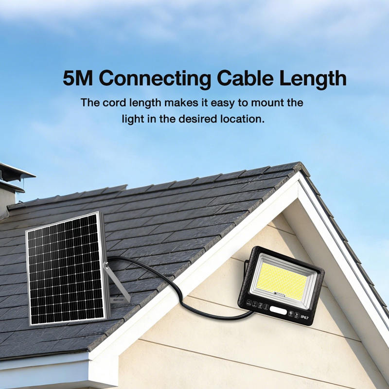Iluminação Perfeita para Pátio e Quintal, Alimentada por Energia Solar e Sem Fios 80000W