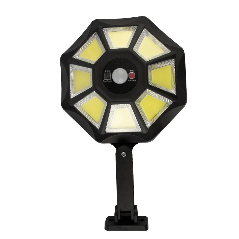 Luz de Inundação Solar Externa 6500K com Sensor de Movimento PIR de Radar Dimmable para Estacionamento com Dusk to Dawn