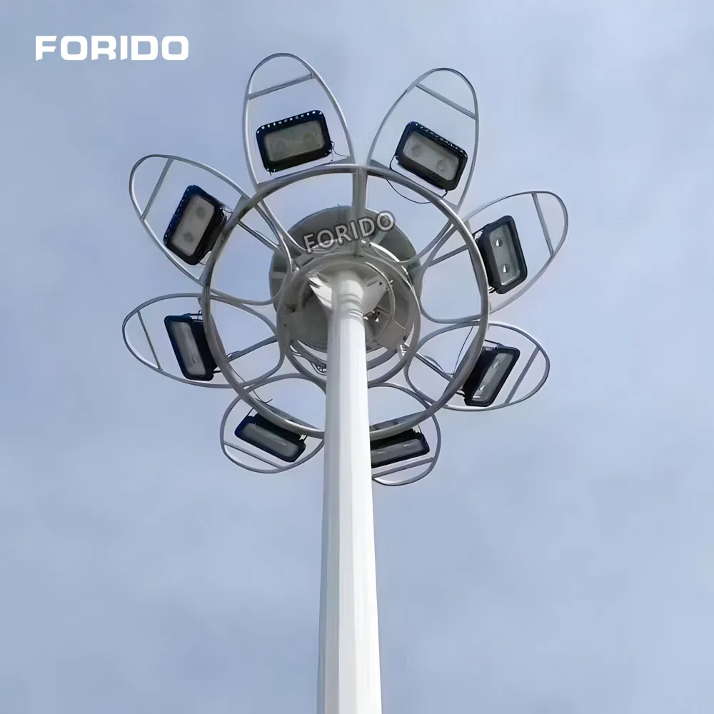 Luz de Alto Mastro LED Ajustável em Altura de Alumínio Aprovada pela CCC Forido