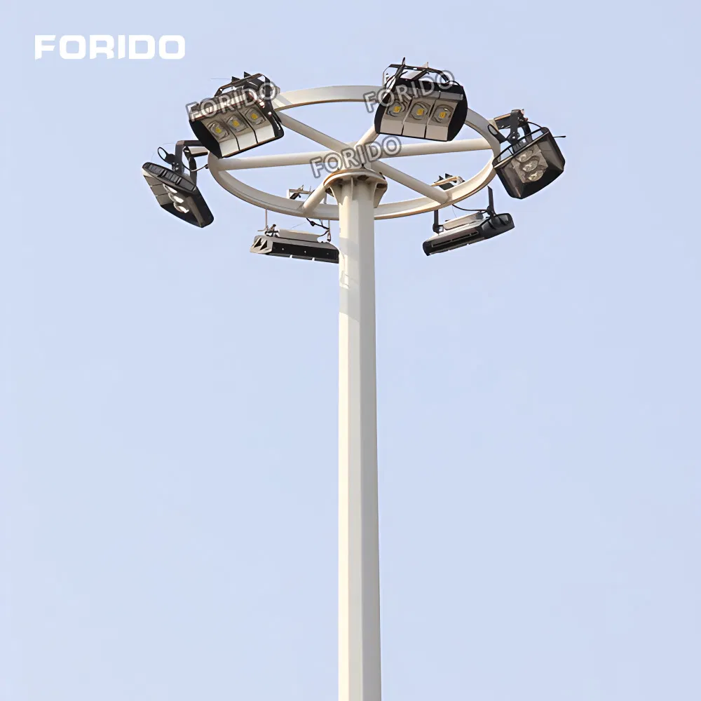 3000K ~6500K Luz LED de Alto Mastro Ajustável para Exterior da Prudential Lighting
