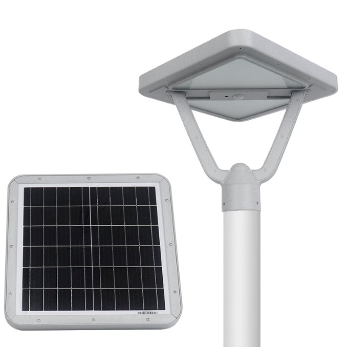 Novo Estilo de Luz de Rua Solar Iluminando Estacionamentos