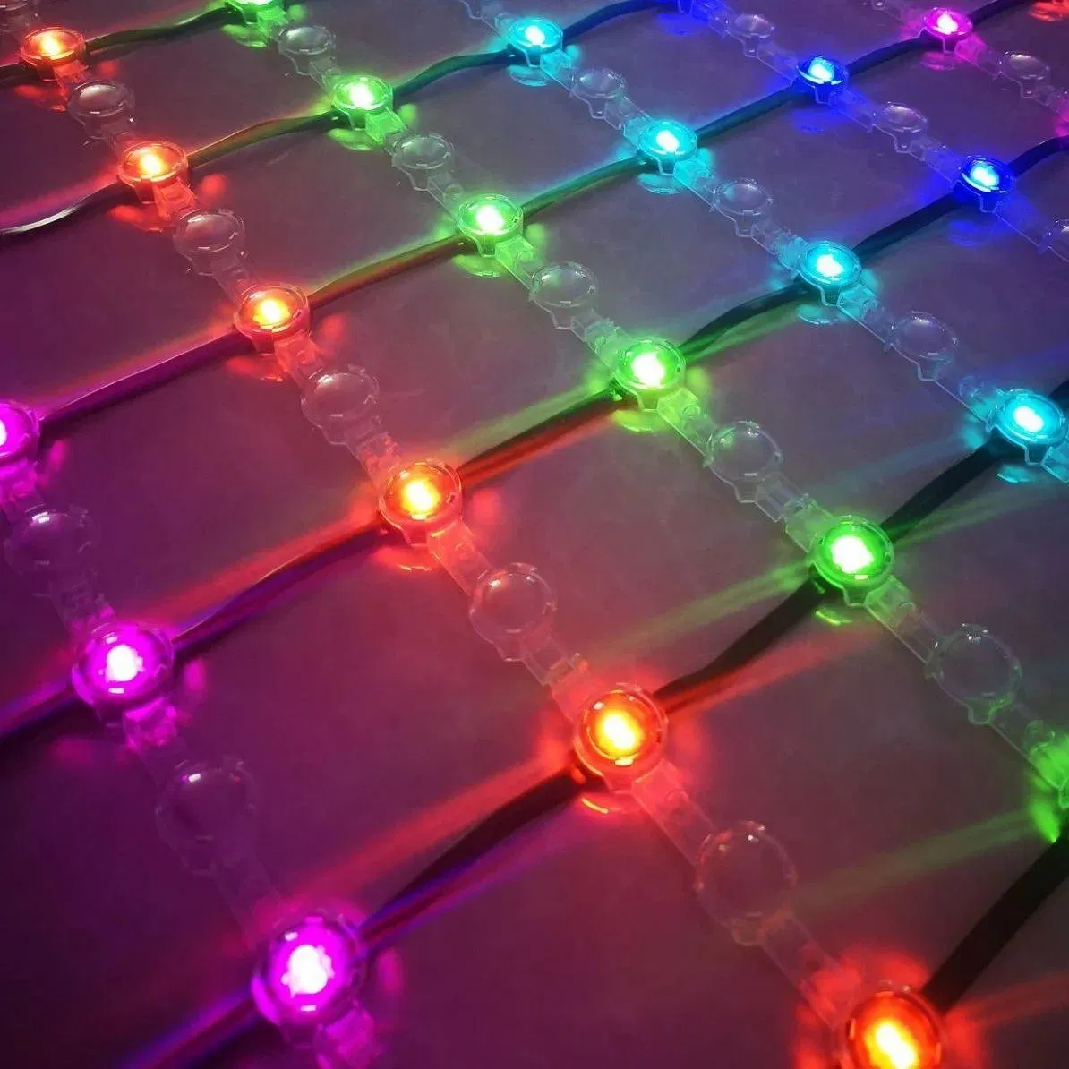 Tela de Malha LED Transparente para Publicidade de Fabricante com Luz para Uso Externo