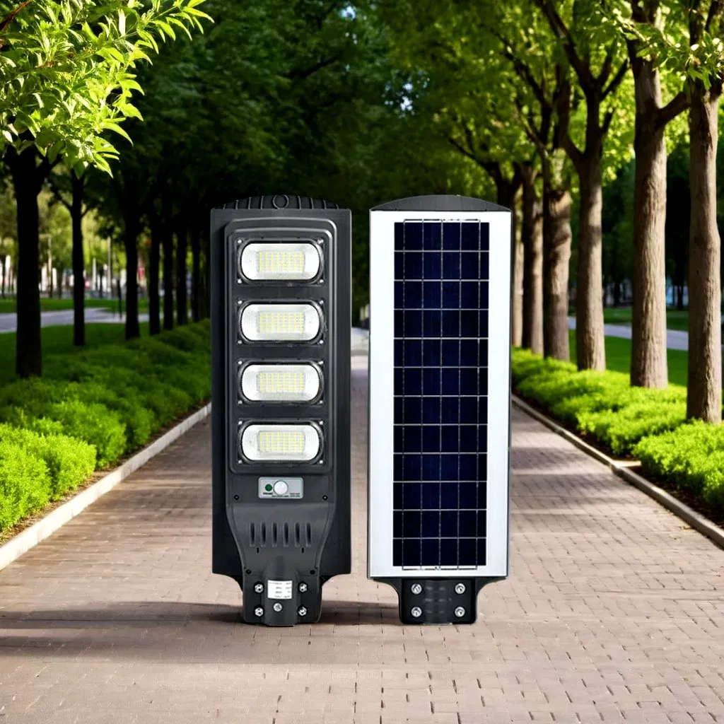 50W 100W 150W 200W Iluminação de Rua Solar LED Integrada Tudo em Um