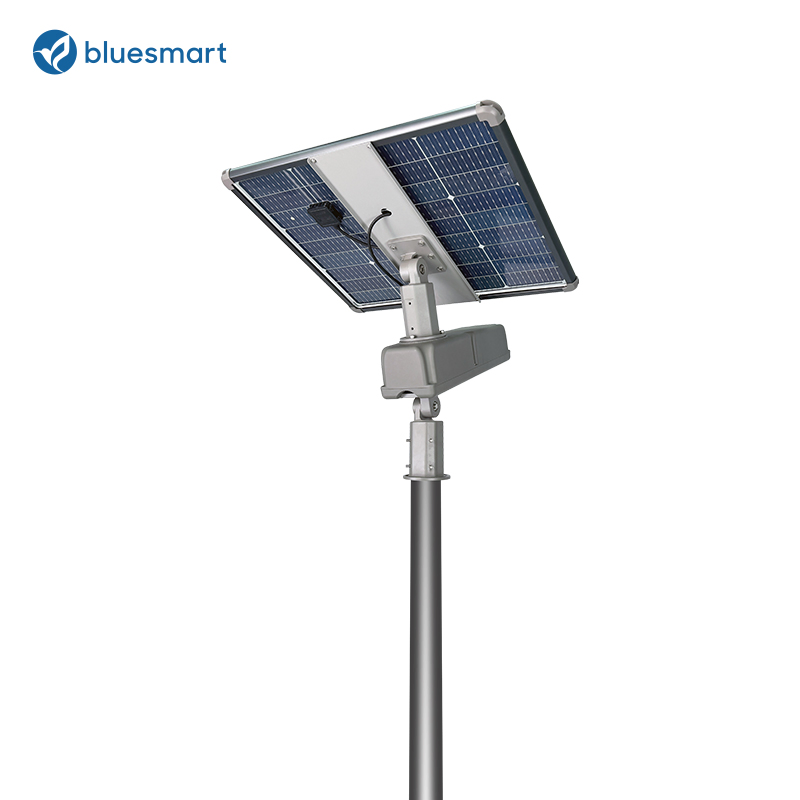 60W Sistema Inteligente Sem Fio IoT para Jardim ao Ar Livre com Luz Solar em Luz de Rua Solar e Iluminação com Painel Solar com Certificação RoHS