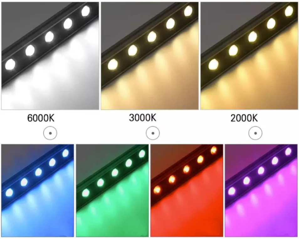 Luz de Lavagem de Parede LED Comercial Premium IP67 para Uso Externo