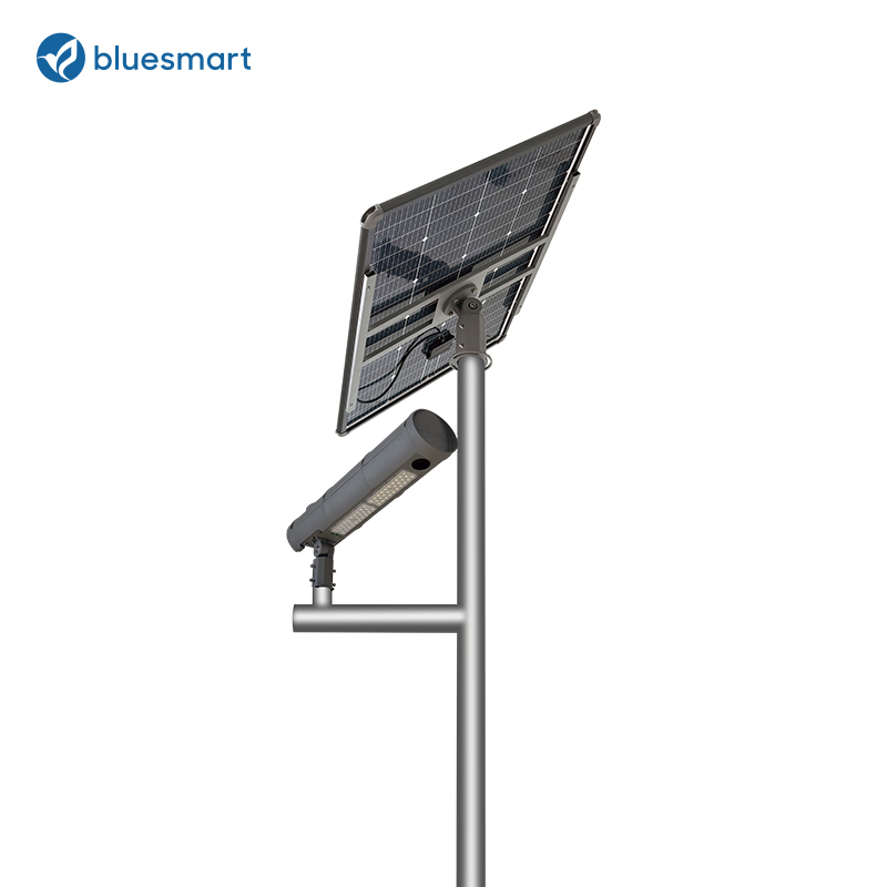 180lm/W 100W Luz de Rua Solar LED para Exterior com Sensor de Movimento