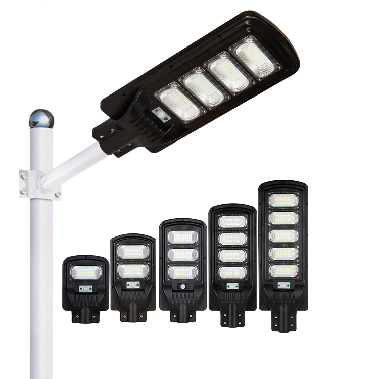 Iluminação Solar de Rua para Jardim com LED Integrado à Prova d'Água ao Ar Livre IP65 150W