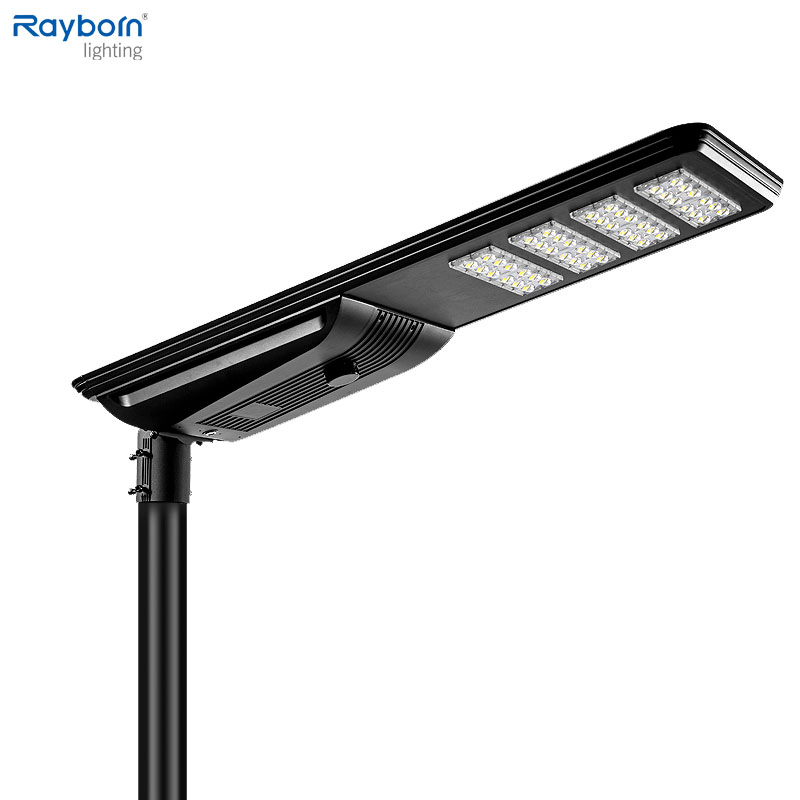 Iluminação Pública Solar Integrada Tudo em Um 60W/80W/100W/120W com 210lm/W 25000lm