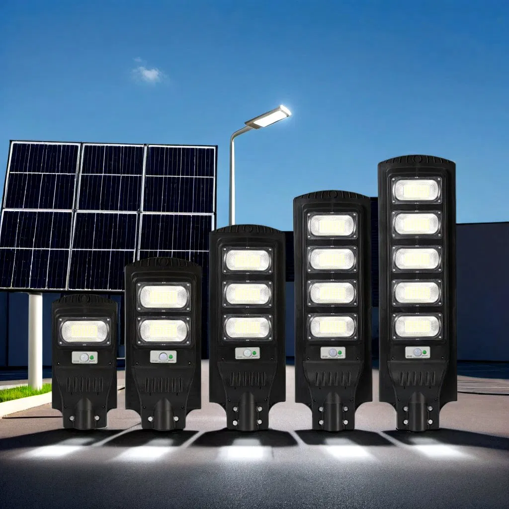 Iluminação Pública Solar Integrada ao Ar Livre 50W 100W 150W 200W 250W