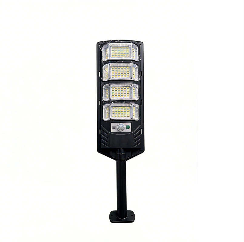 400W Luminária de Rua Solar de Alto Lúmen Economia de Energia Custo Zero de Eletricidade Lâmpada de Rua LED Alimentada por Energia Solar para Rua, Caminho, Entrada, Quintal, Estacionamento, Estrada Rural